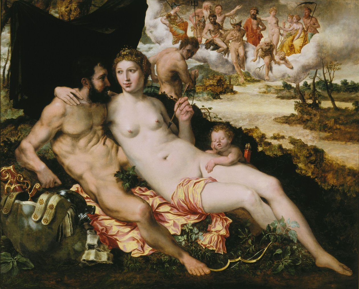 Venüs ve Mars by Frans Floris