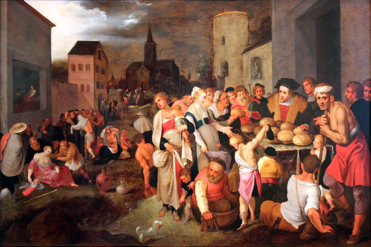 Yedi Merhamet Eseri by Frans II Francken the Younger