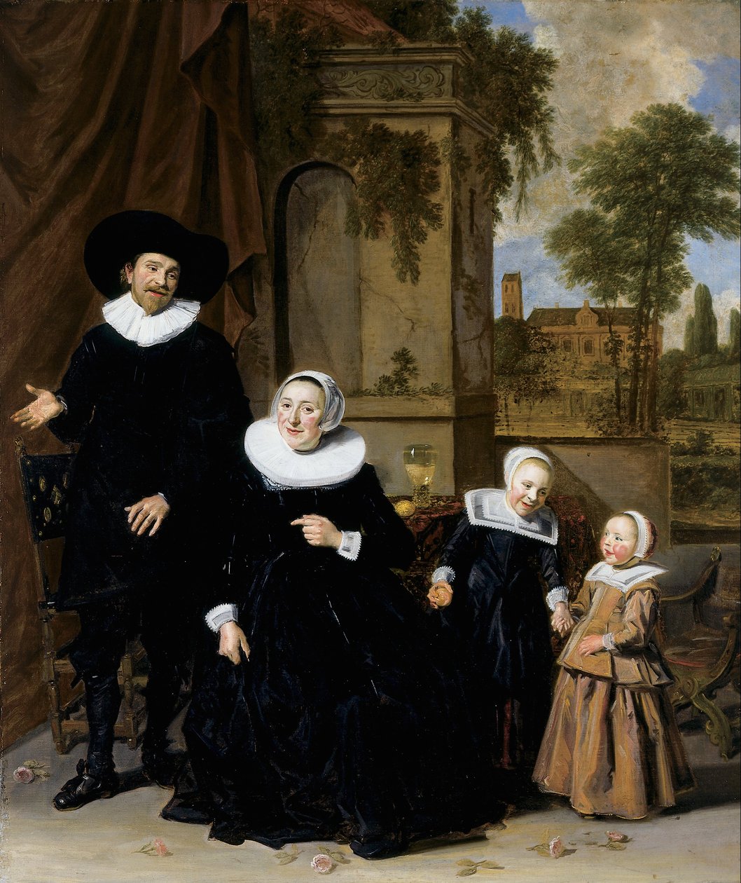 Hollandalı Bir Ailenin Portresi by Frans Hals