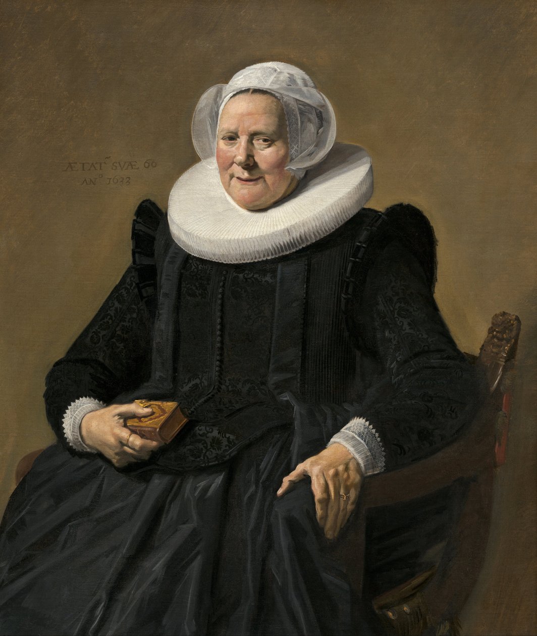 Yaşlı Bir Kadının Portresi by Frans Hals