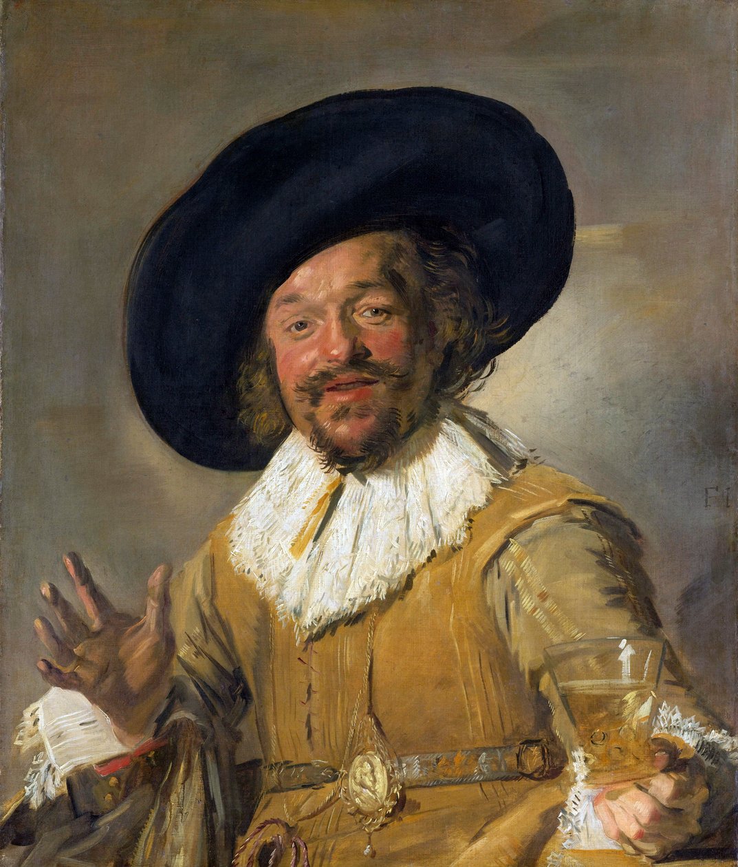 neşeli içici by Frans Hals