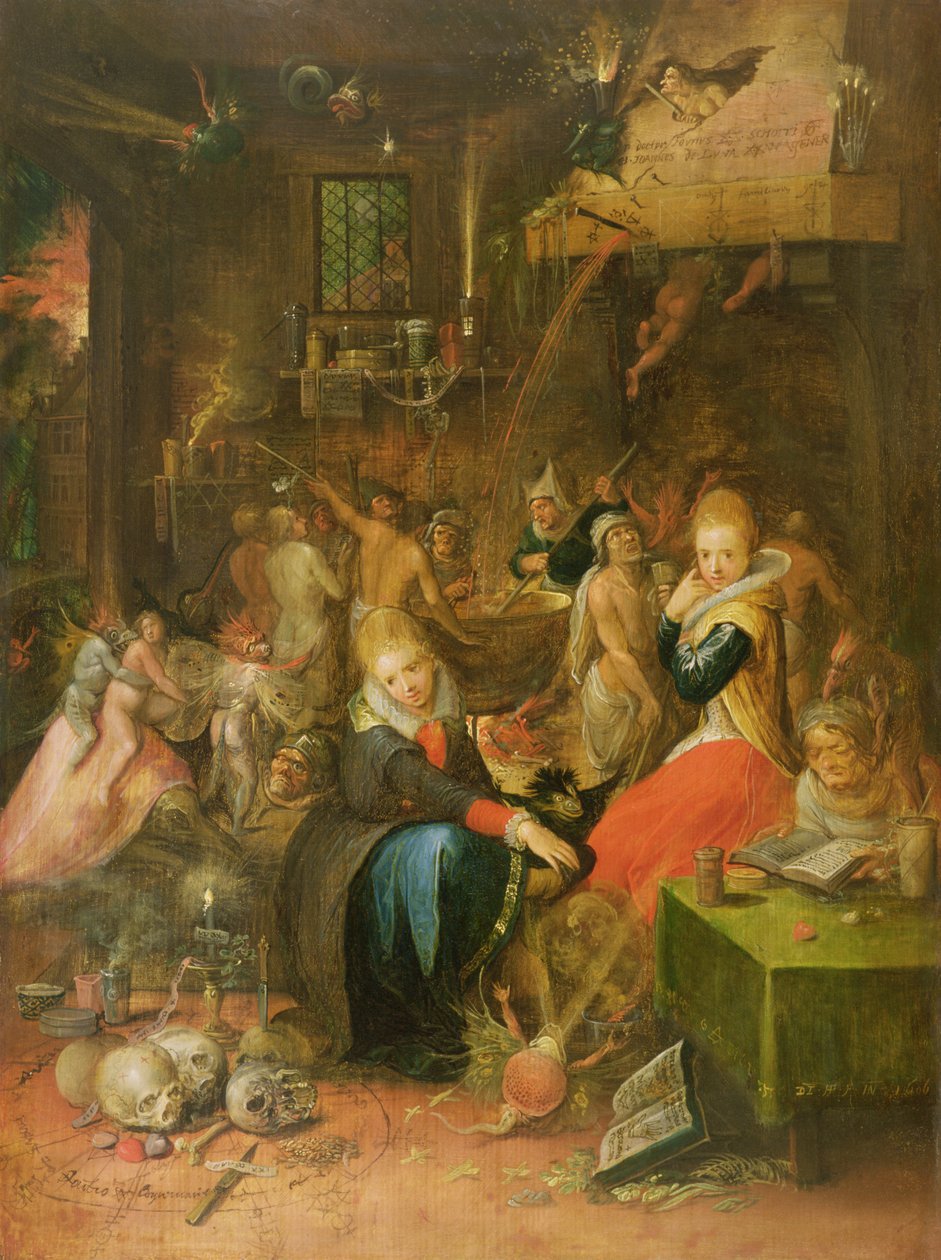 Bir Büyü Sahnesi, 1606 by Frans II Francken the Younger
