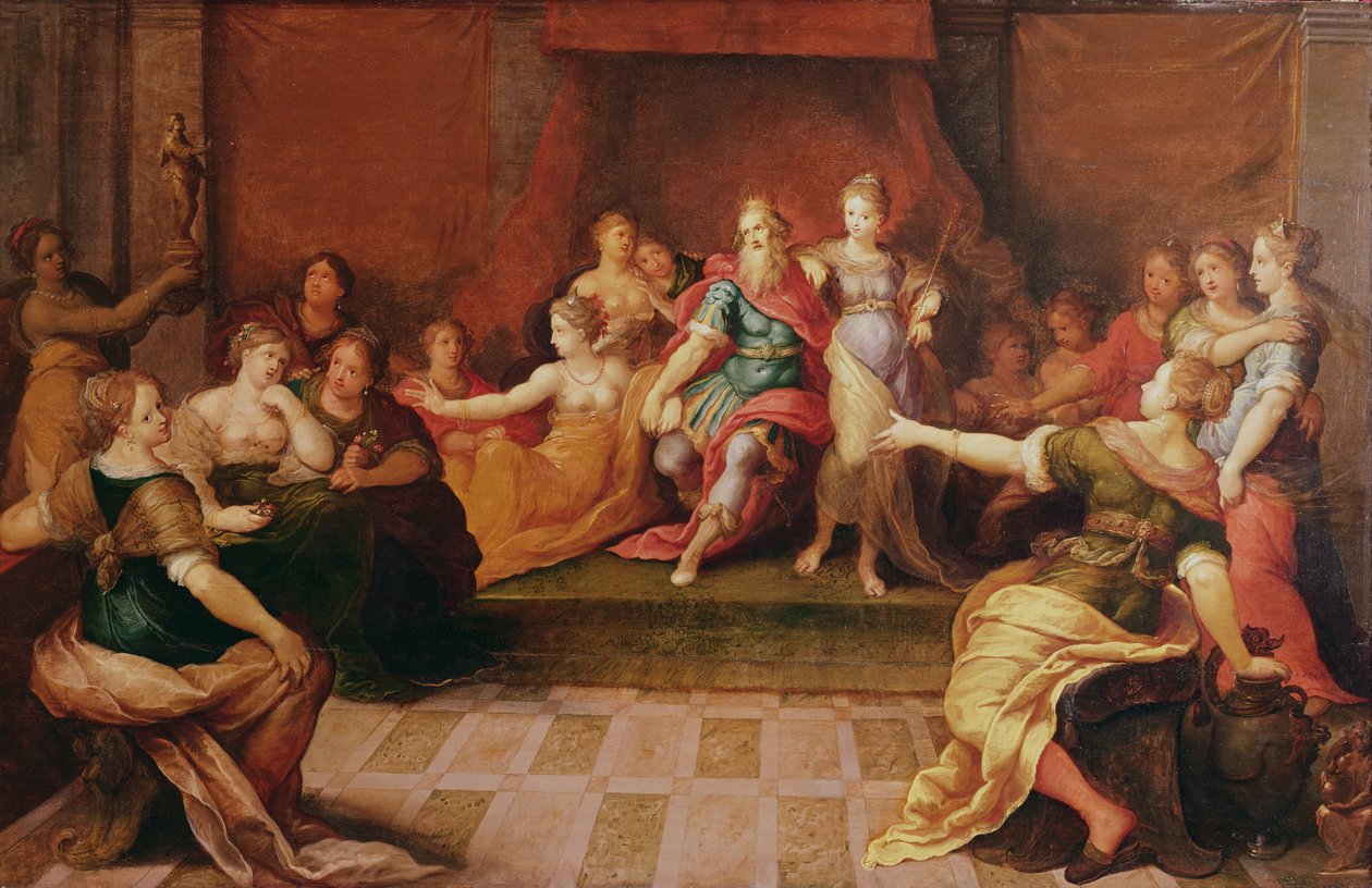 Süleyman ve Kadınları by Frans II Francken the Younger
