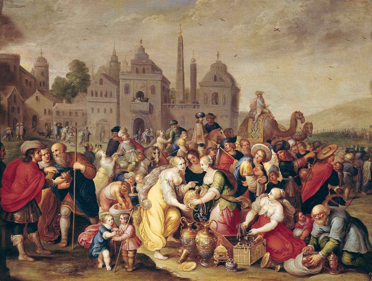 Mısırlıların Çıkışı veya Vazoları by Frans II Francken the Younger