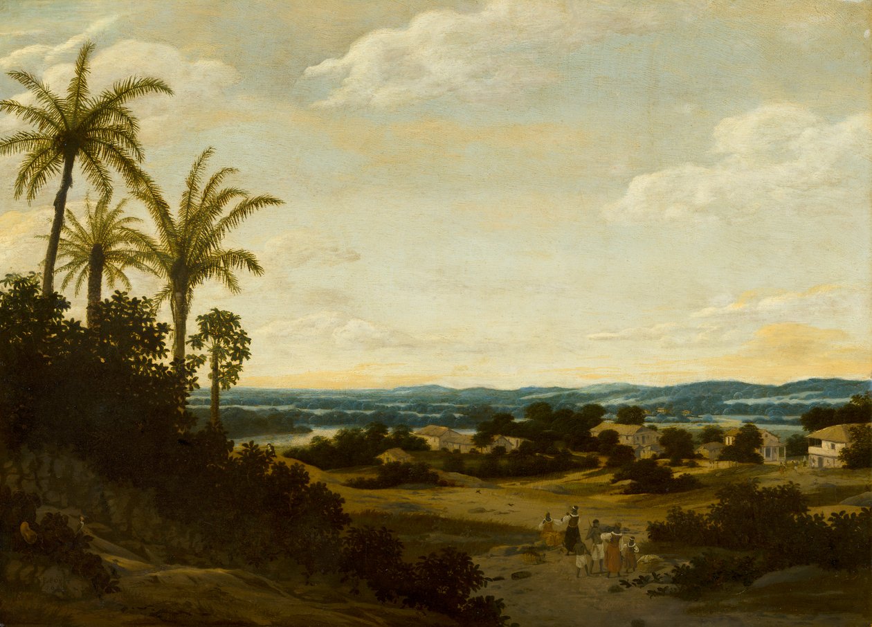 Brezilya manzarası by Frans Post
