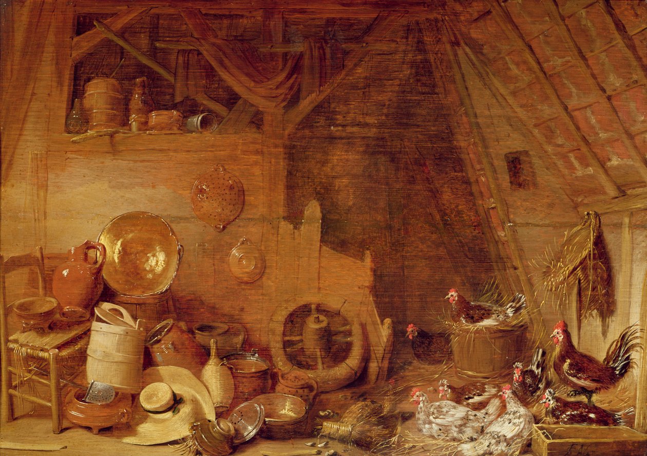 Bir Ahırın İçi by Frans Ryckhals