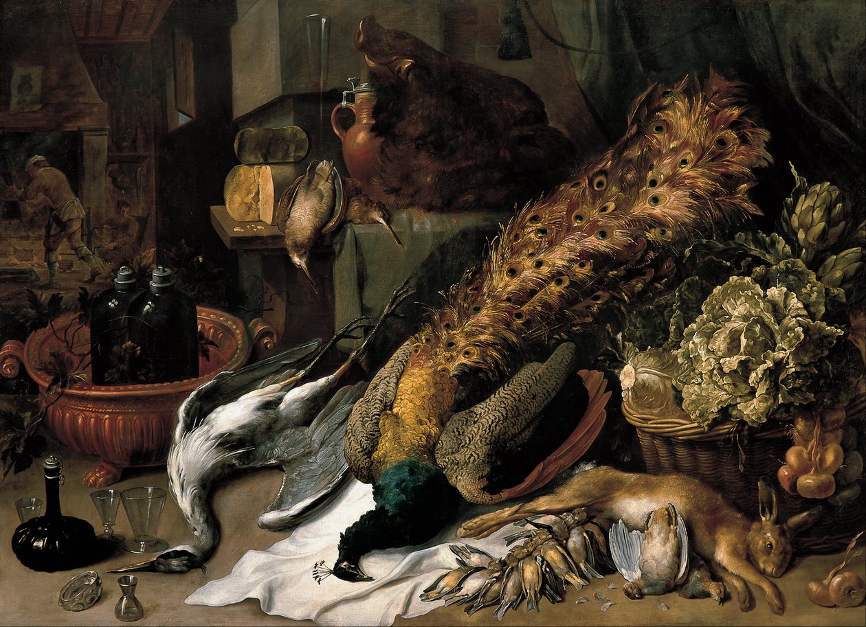 Şarap Soğutuculu Natürmort by Frans Snyders or Snijders