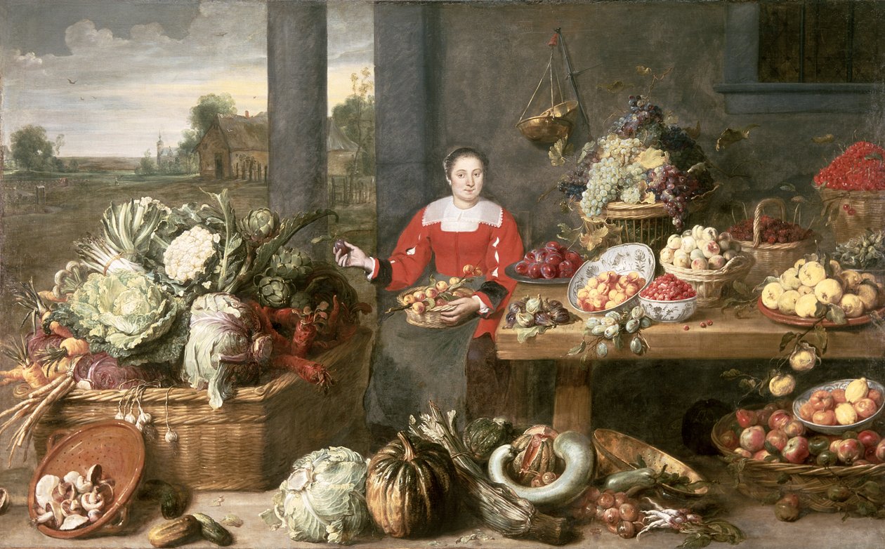 Meyve Tezgahı by Frans Snyders or Snijders