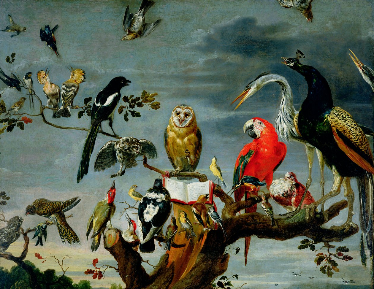 Kuşlar Konseri by Frans Snyders or Snijders