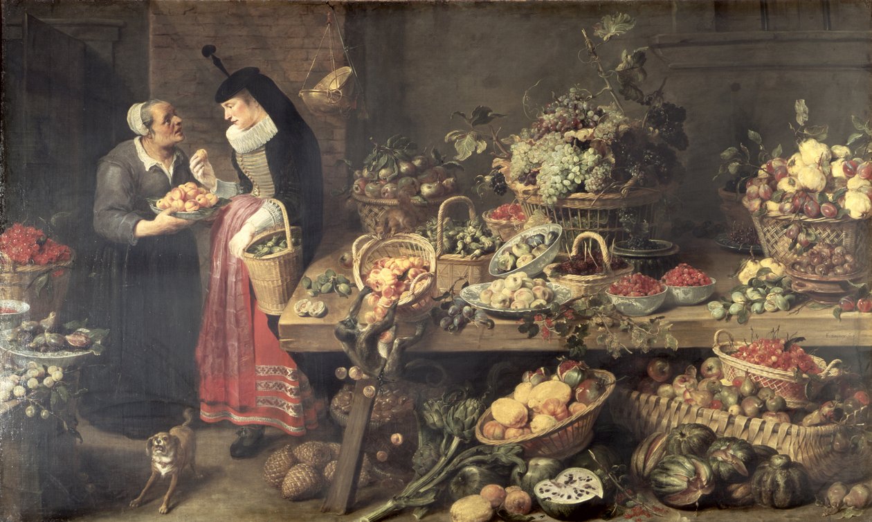 Meyve Tezgahı, 1618-21 by Frans Snyders or Snijders