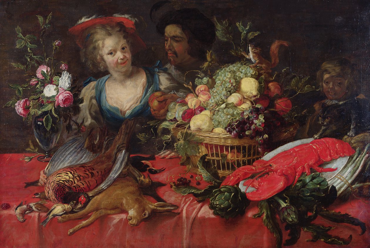 Natürmort by Frans Snyders or Snijders