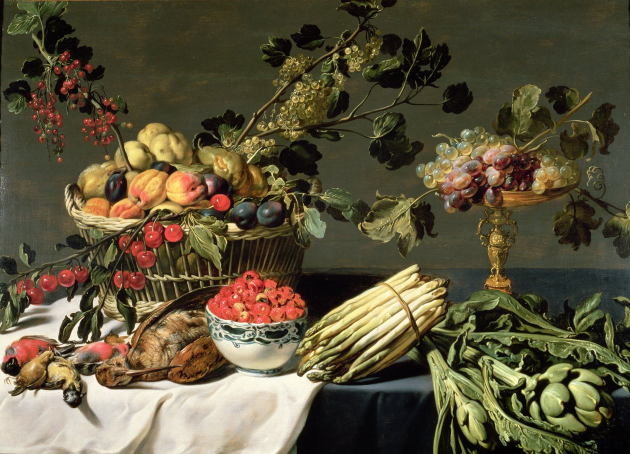 Hasır Sepette Meyve Natürmort by Frans Snyders or Snijders