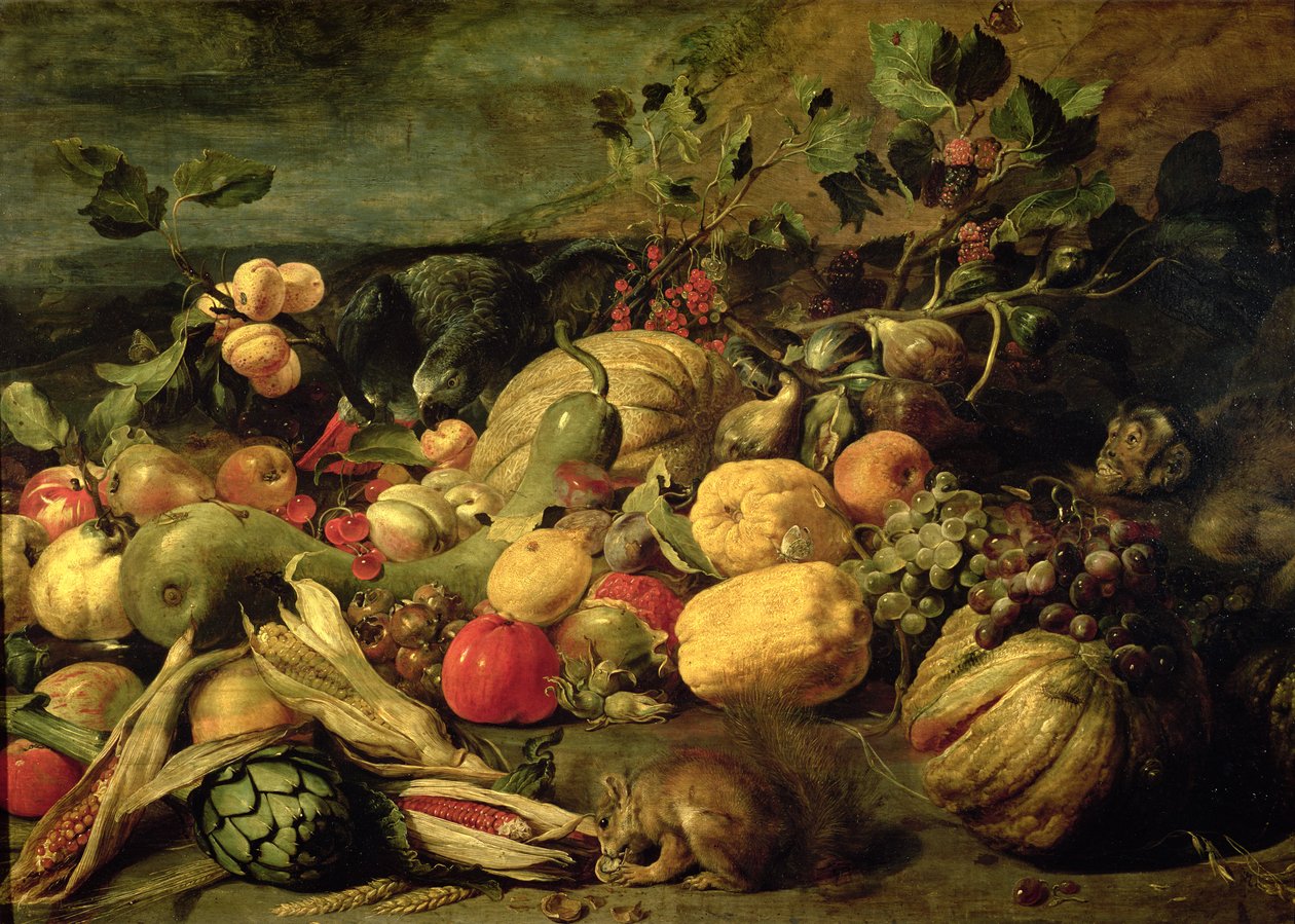 Meyve ve Sebzelerin Natürmortu by Frans Snyders or Snijders