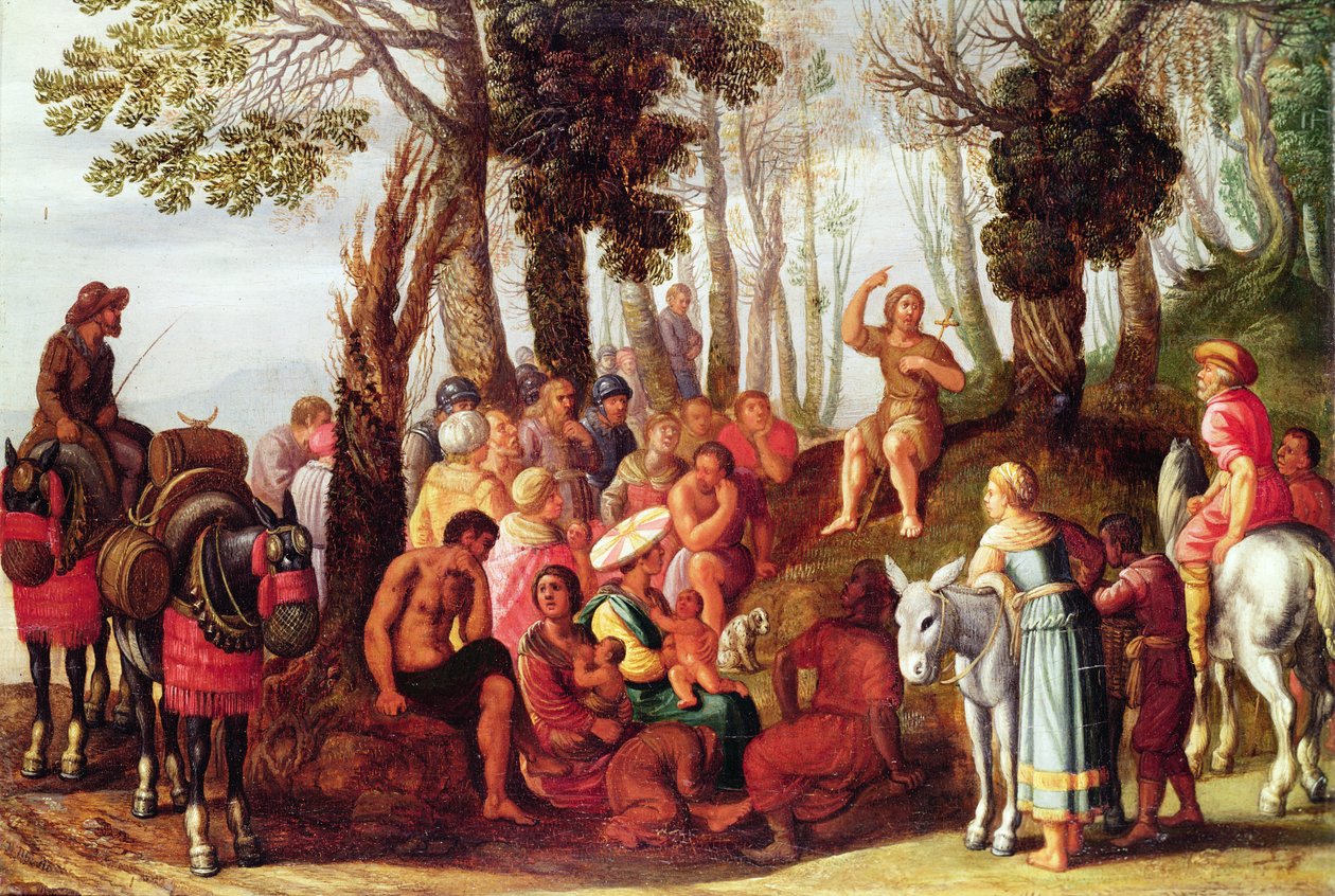 Vaftizci Yahya Vaazı by Frans the Elder Francken