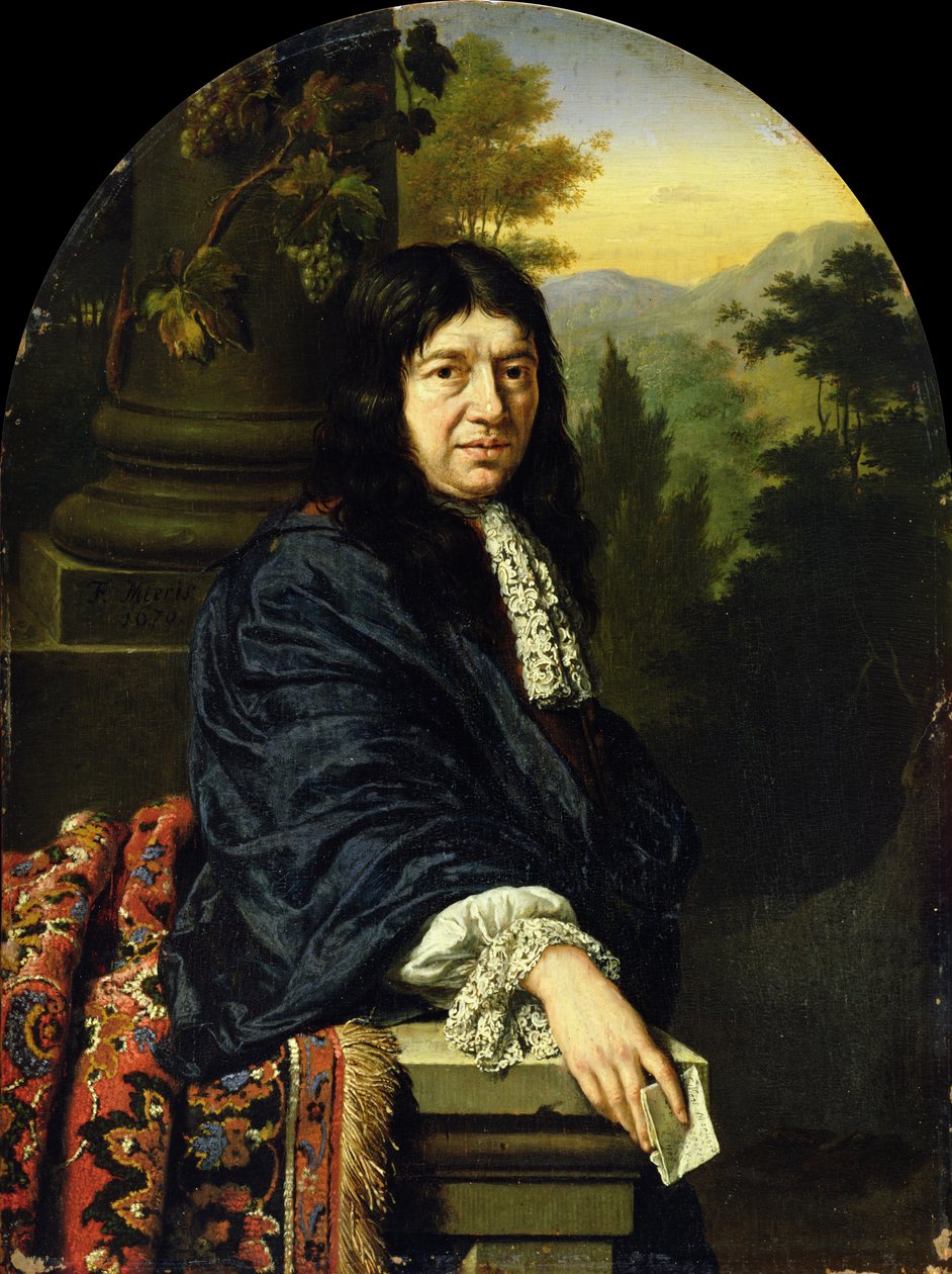 Bir Bilim Adamının Portresi, 1670 by Frans van Mieris