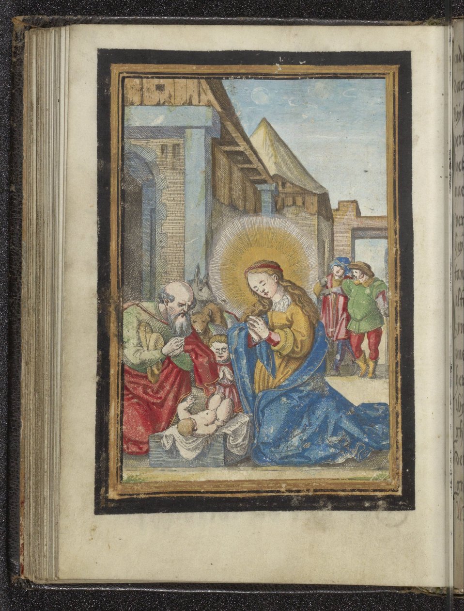 Yusuf ve Meryem hayranlığı by Frans Crabbe van Espleghem