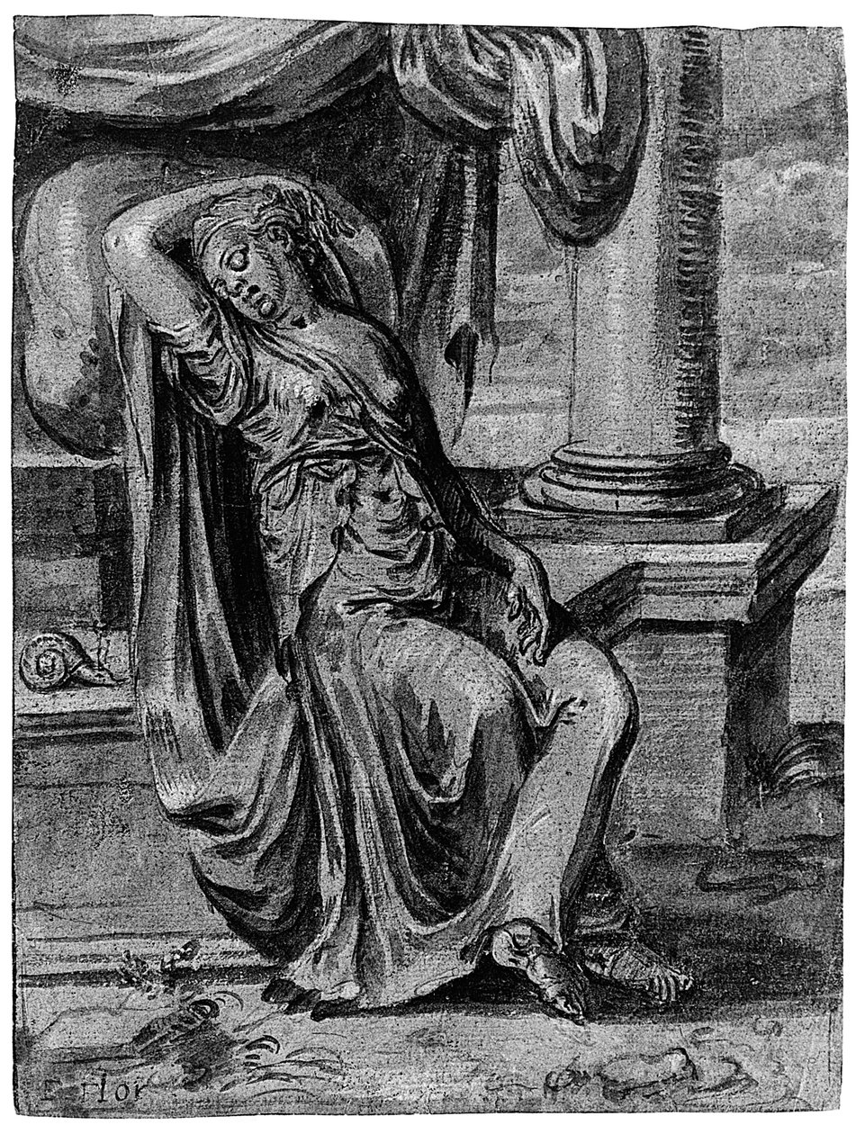 Tembellik Alegorisi by Frans Floris