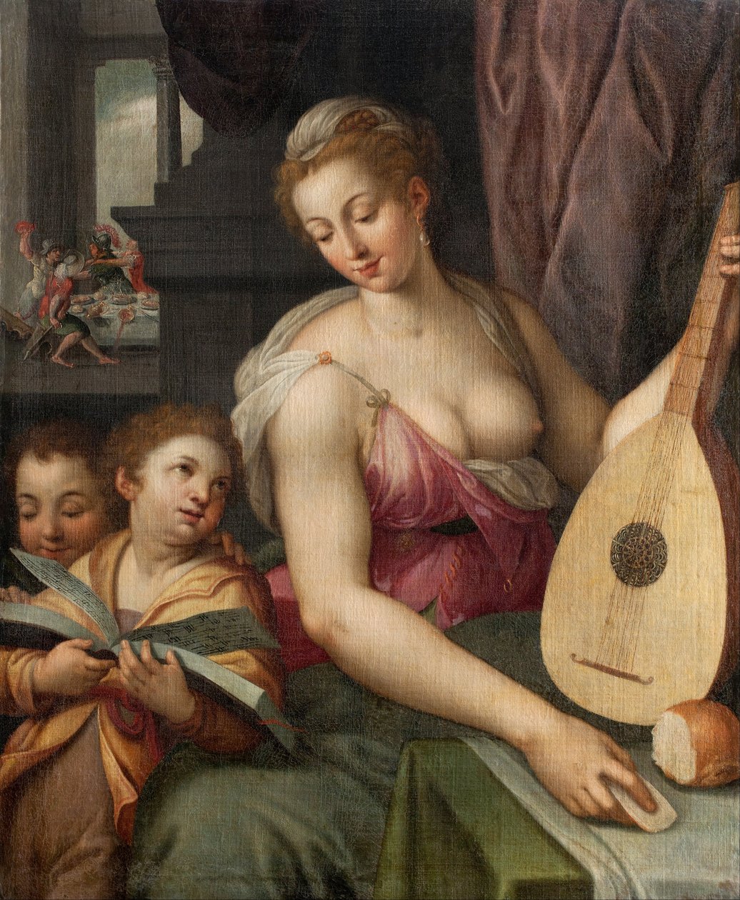 Müzik alegorisi, c.1575 by Frans Floris