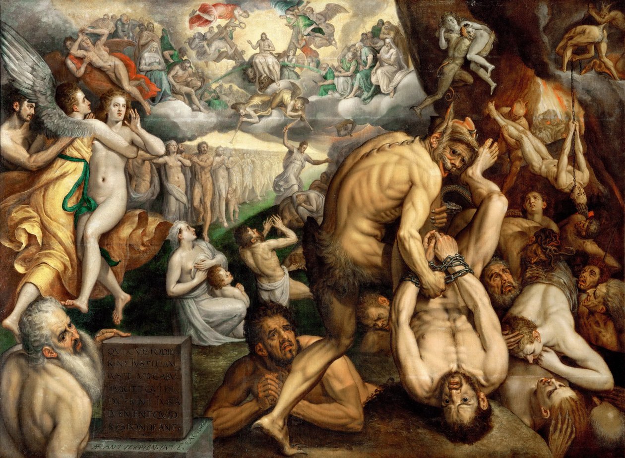 Son Yargı - Frans I de Vrient (Vriendt) dit Frans Floris, the Elder (1519-1570). Tuval üzerine yağlıboya by Frans Floris