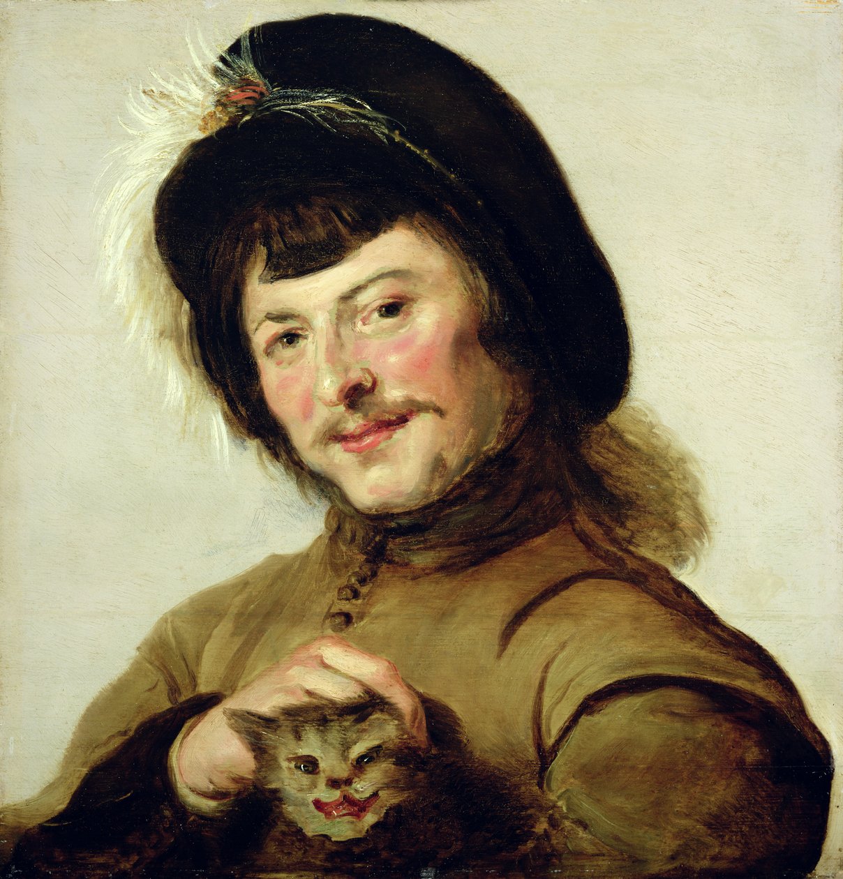 Kedili Genç Adam, 1635 by Frans Follower of Hals