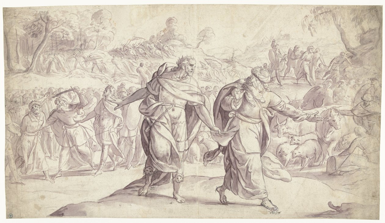Joshua, Ammonluların Beş Kralının Joshua Tarihini İnfaz Ediyor (dizi başlığı) by Frans Francken (I)