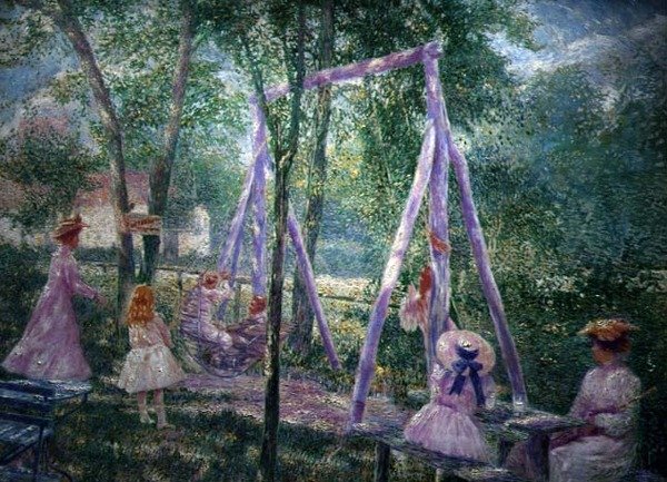 Bahar (tuval üzerine yağlı boya) by Frans Gaillard