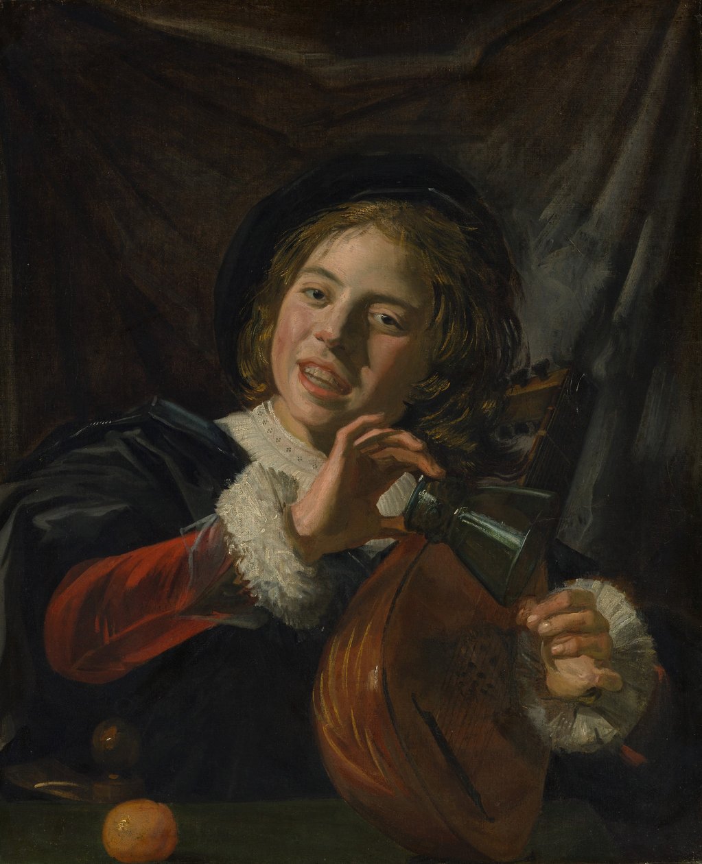 Udlu Çocuk, c.1625 (tuval üzerine yağlı boya) by Frans Hals