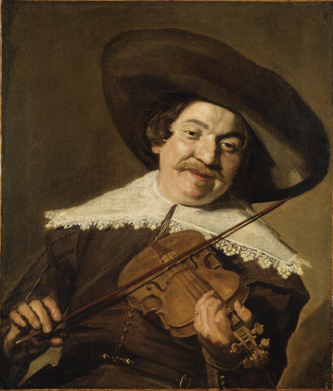 Daniel van Aken Keman Çalmak, 1640 dolayları (tuval üzerine yağlı boya) by Frans Hals