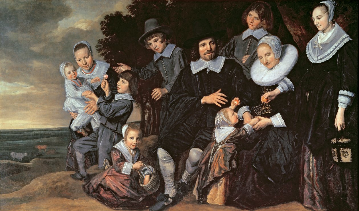 Bir Peyzajda Aile Grubu, c.1647-50 by Frans Hals