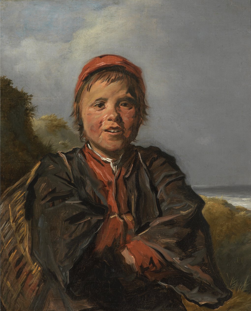 Balıkçı Çocuk (tuval üzerine yağlıboya) by Frans Hals