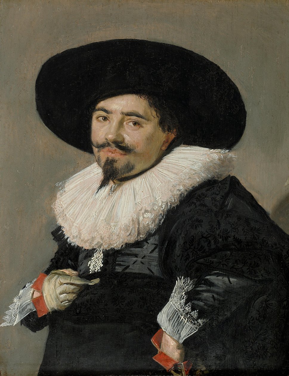 Almanca: Bildnis eines Mannes Bir adamın portresi, muhtemelen Palamedes by Frans Hals