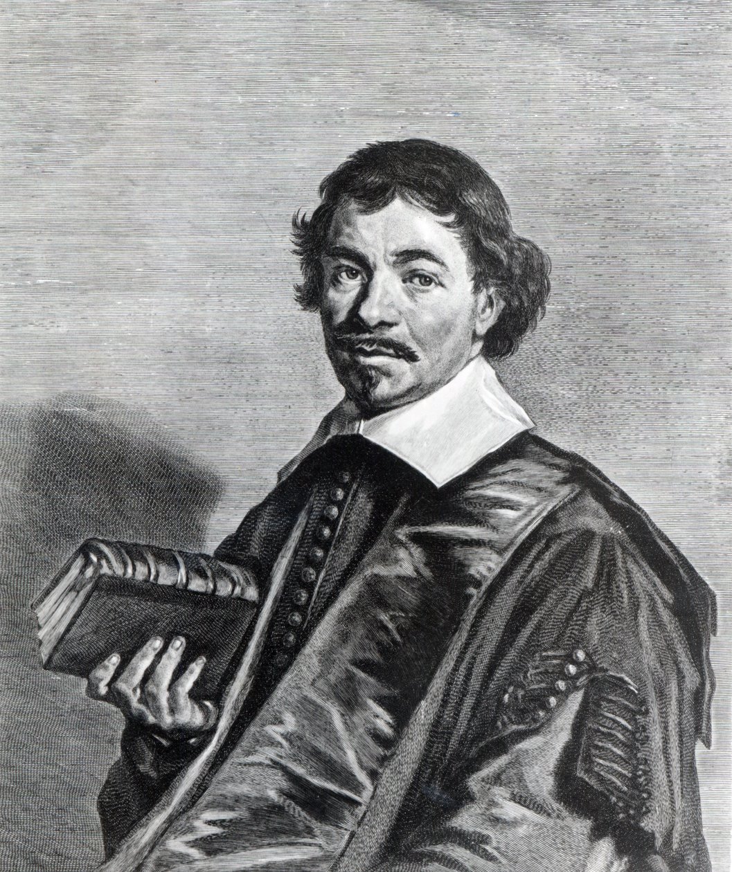 Johannes Hoornbeek, Jonas Suyderhoef tarafından oyulmuş by Frans Hals