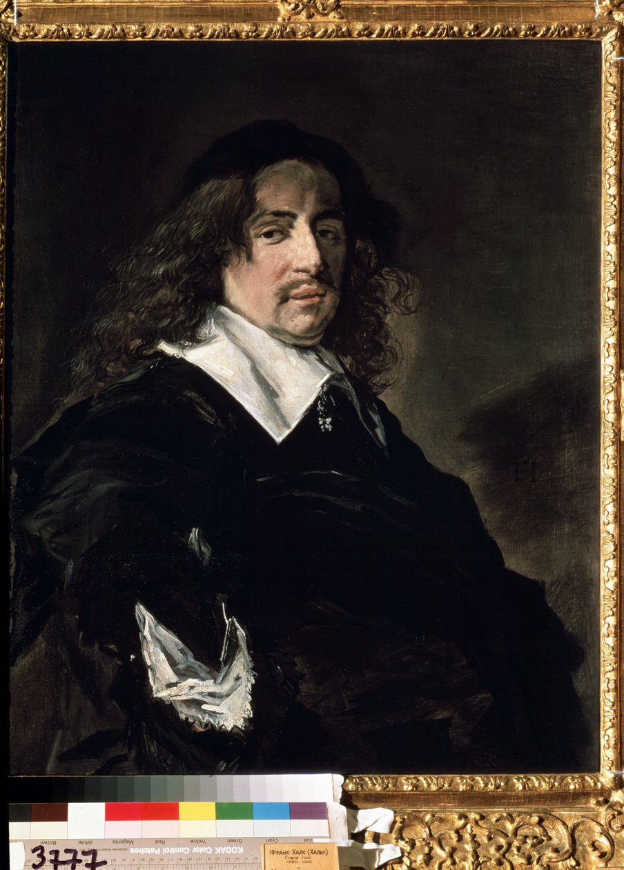 ""Bir Adamın Portresi"" Bu muhtemelen bir Hollandalı burjuvadır. Franz Hals (1581-1666) tarafından 1660 Dim yaklaşık 84.5x67 cm Hermitage Müzesi Saint Petersburg by Frans Hals