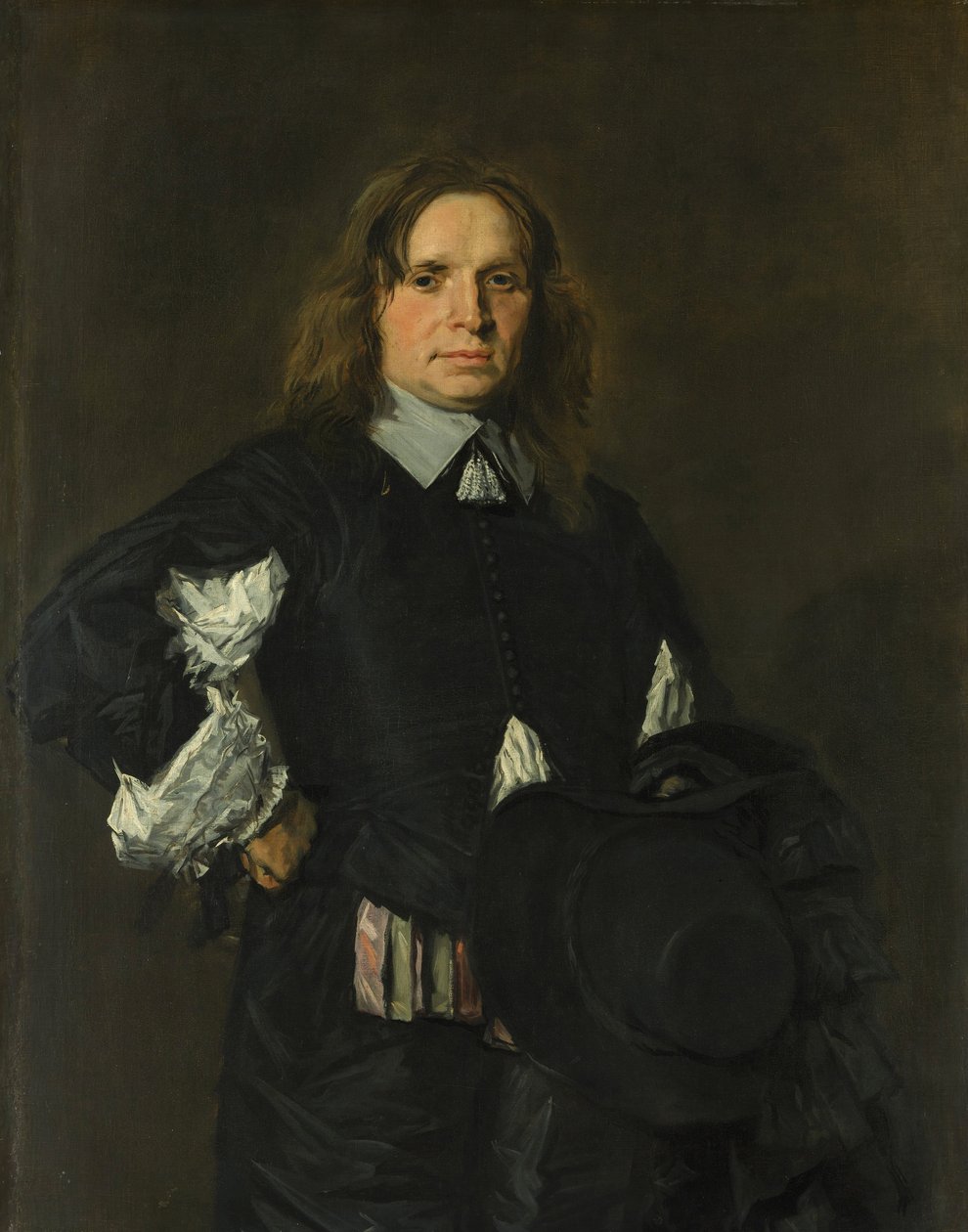 Bir Adamın Portresi, c.1610 (tuval üzerine yağlı boya) by Frans Hals