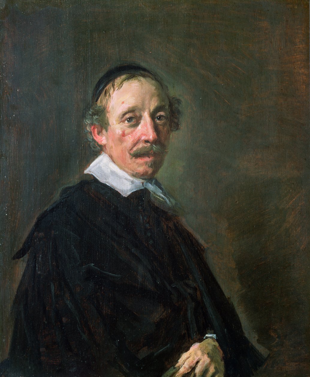 Bir Vaizin Portresi, c.1658-60 (panel) by Frans Hals