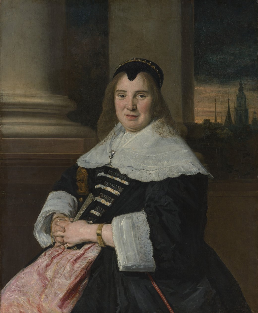 Bir Kadının Portresi, ca. 1650, muhtemelen 18. yüzyılda elden geçirilmiş. by Frans Hals