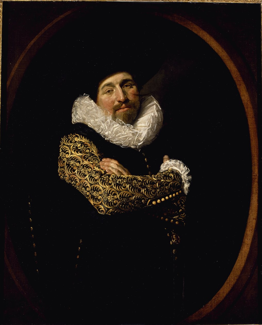bir adamın portresi by Frans Hals