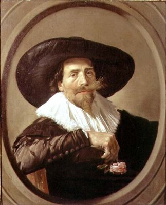 Bir adamın portresi, muhtemelen Pieter Tjark by Frans Hals