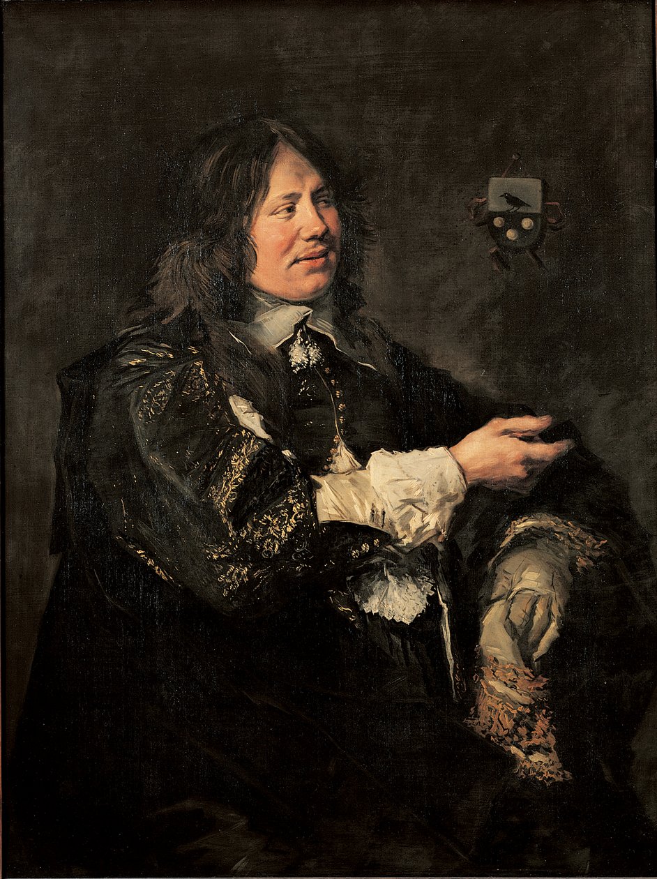 Stephanus Geraerdts, Haarlem'deki Meclis Üyesi (tuval üzerine yağlıboya) by Frans Hals