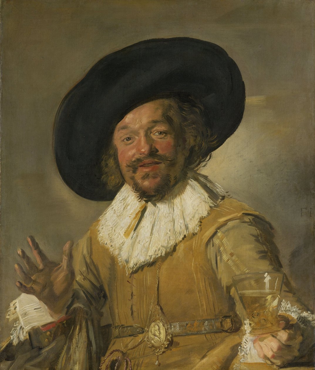 neşeli içici by Frans Hals
