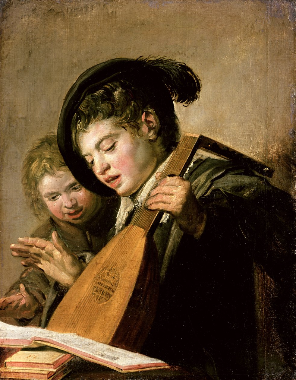 şarkı söyleyen çocuklar by Frans Hals