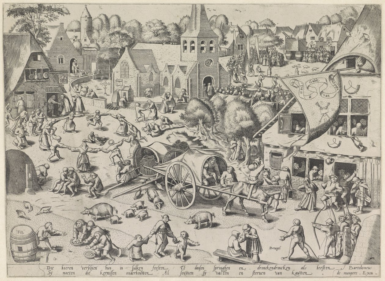 Hoboken Fuarı by Frans Hogenberg