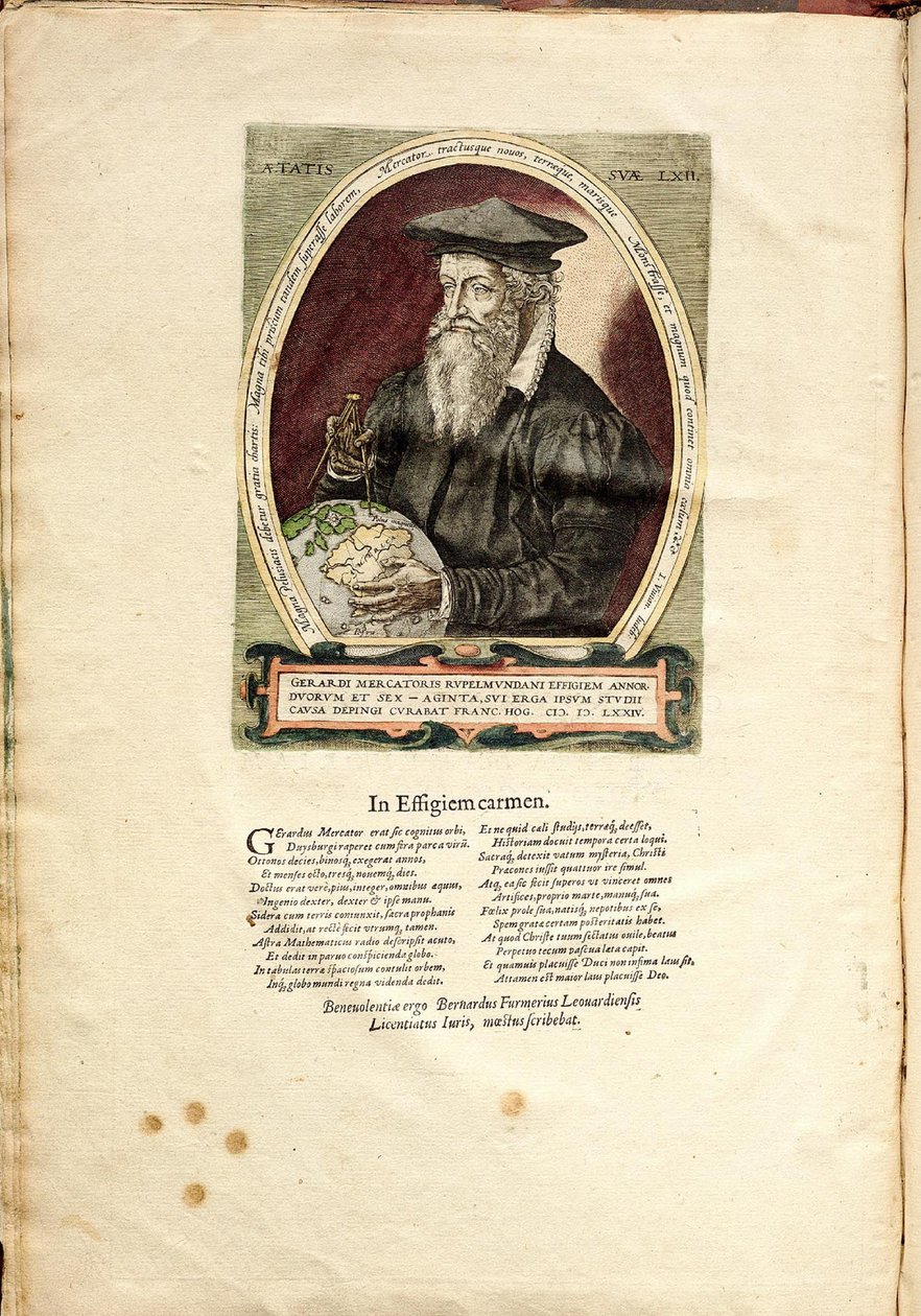 62 yaşındaki Gerardus Mercator 1512-1594