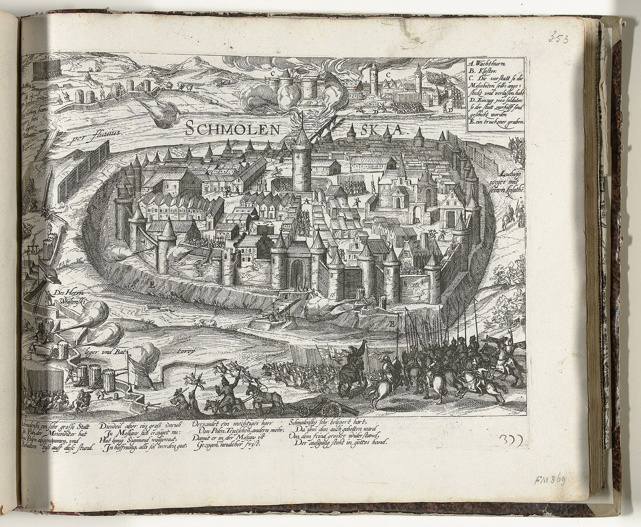 Smolensk Kuşatması, 1609-1611, 1612 by Frans Hogenberg
