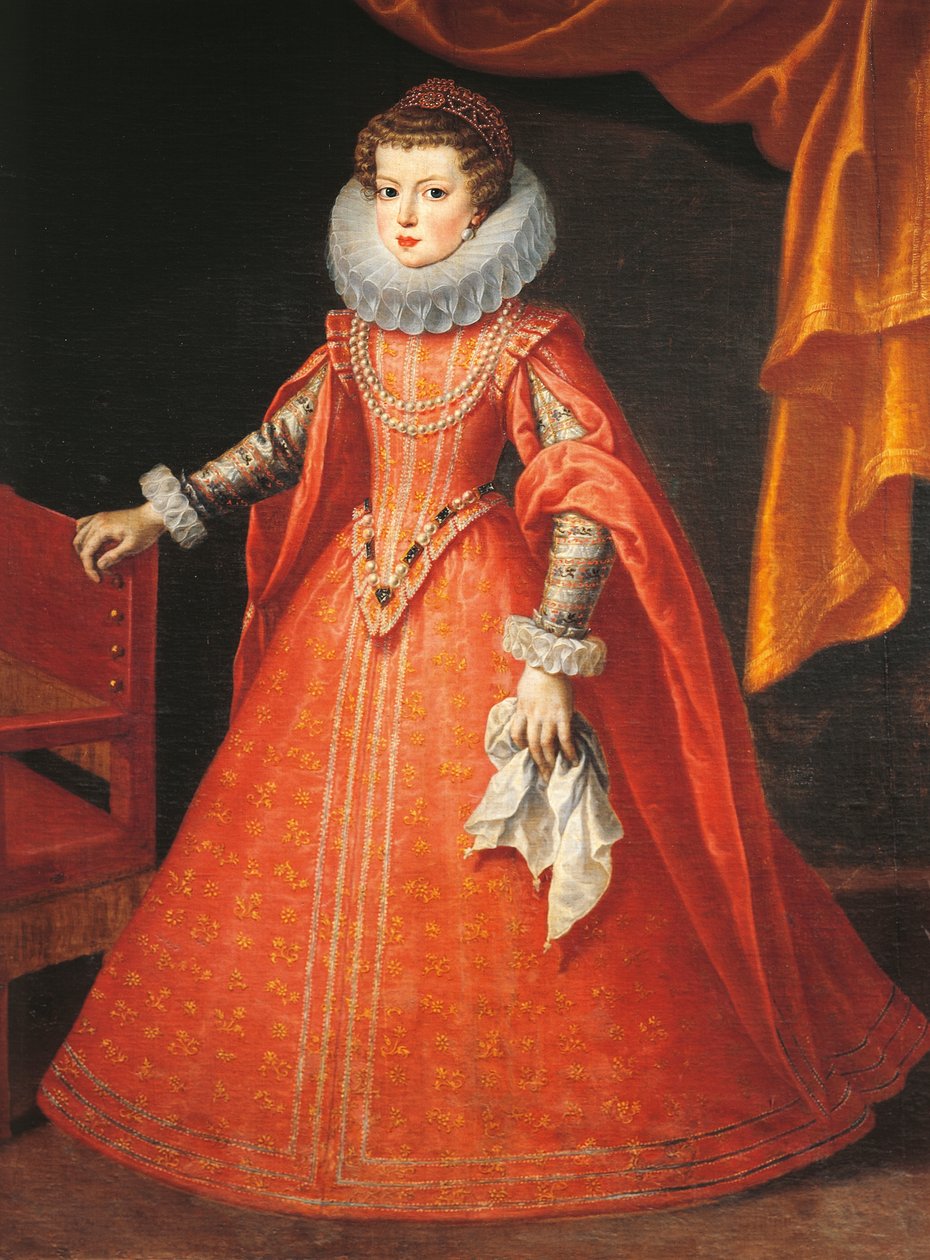 Fransa Elizabeth'in Portresi (Versailles) by Frans II Pourbus