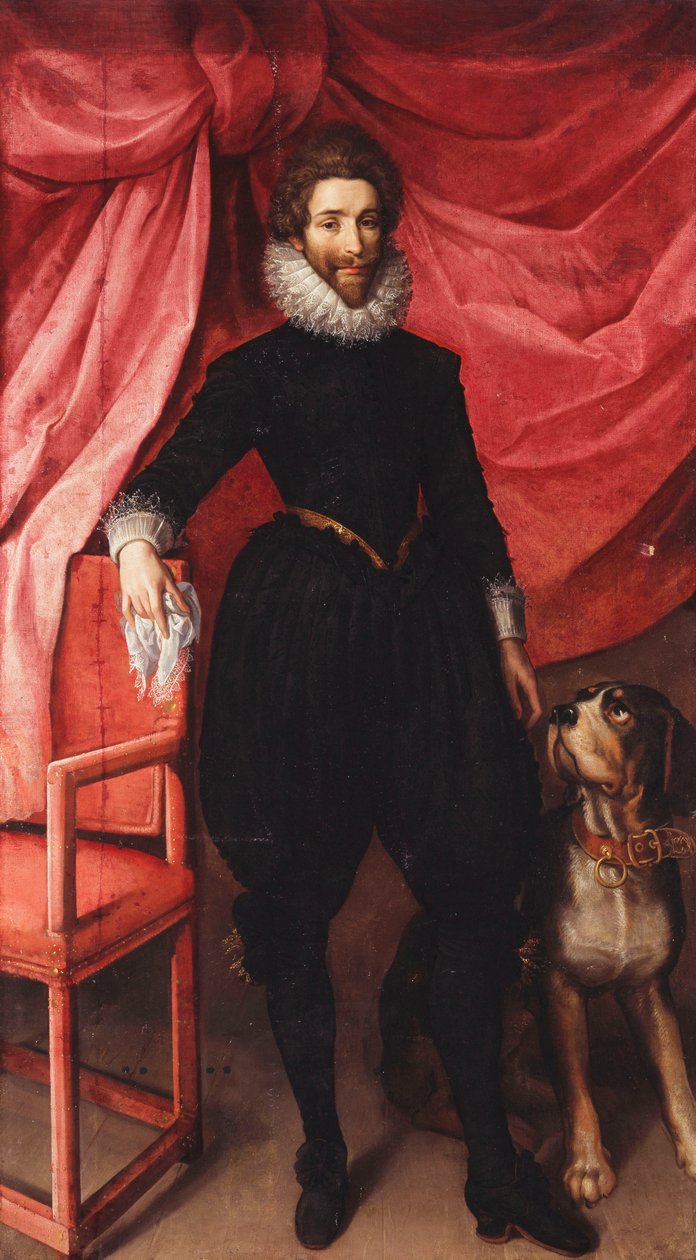 Henri de Lorraine, Duc de Guise, Le Bafafre adlı portresi by Frans II Pourbus