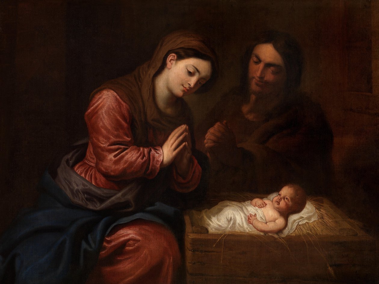 İsa'nın Doğuşu (tuval üzerine yağlıboya) by Frans II the Younger Francken