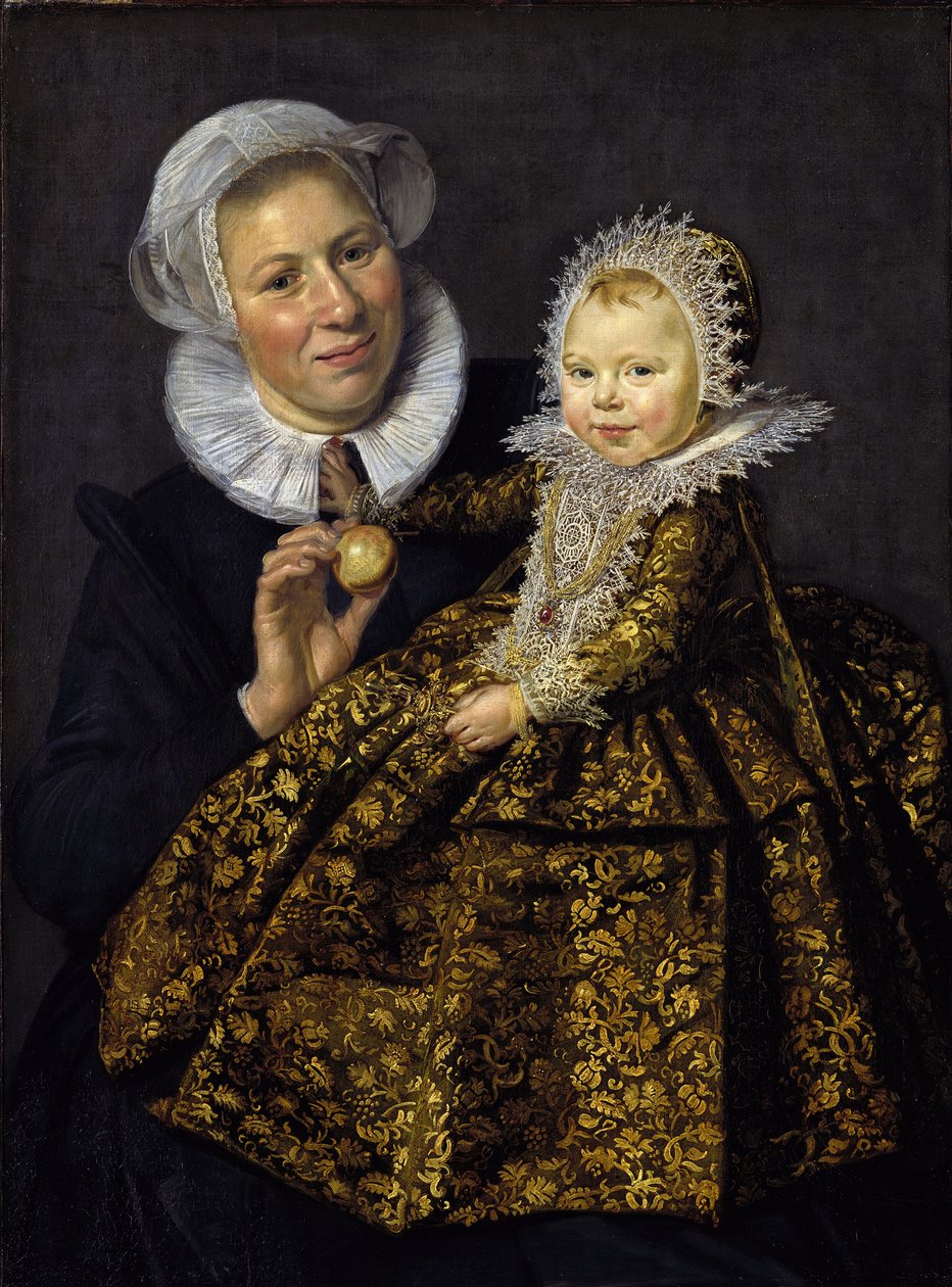 Catharina Hooft ve Hemşiresi by Frans I Hals