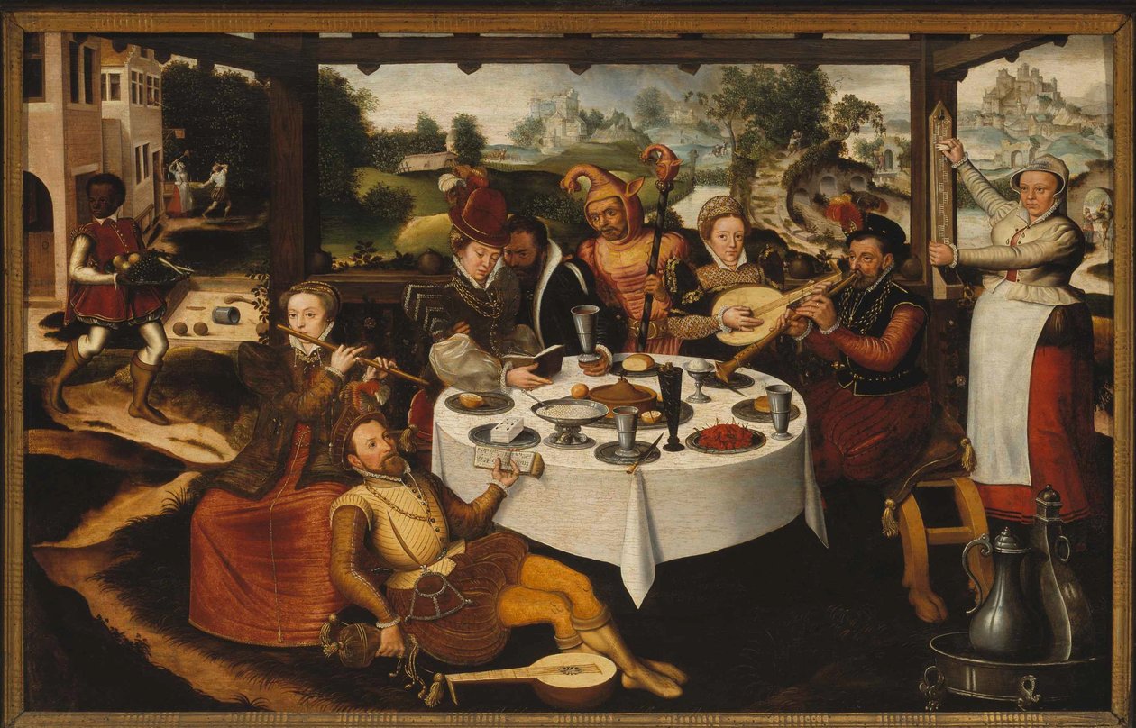 Müsrif oğul benzetmesi. by Frans Pourbus the Elder