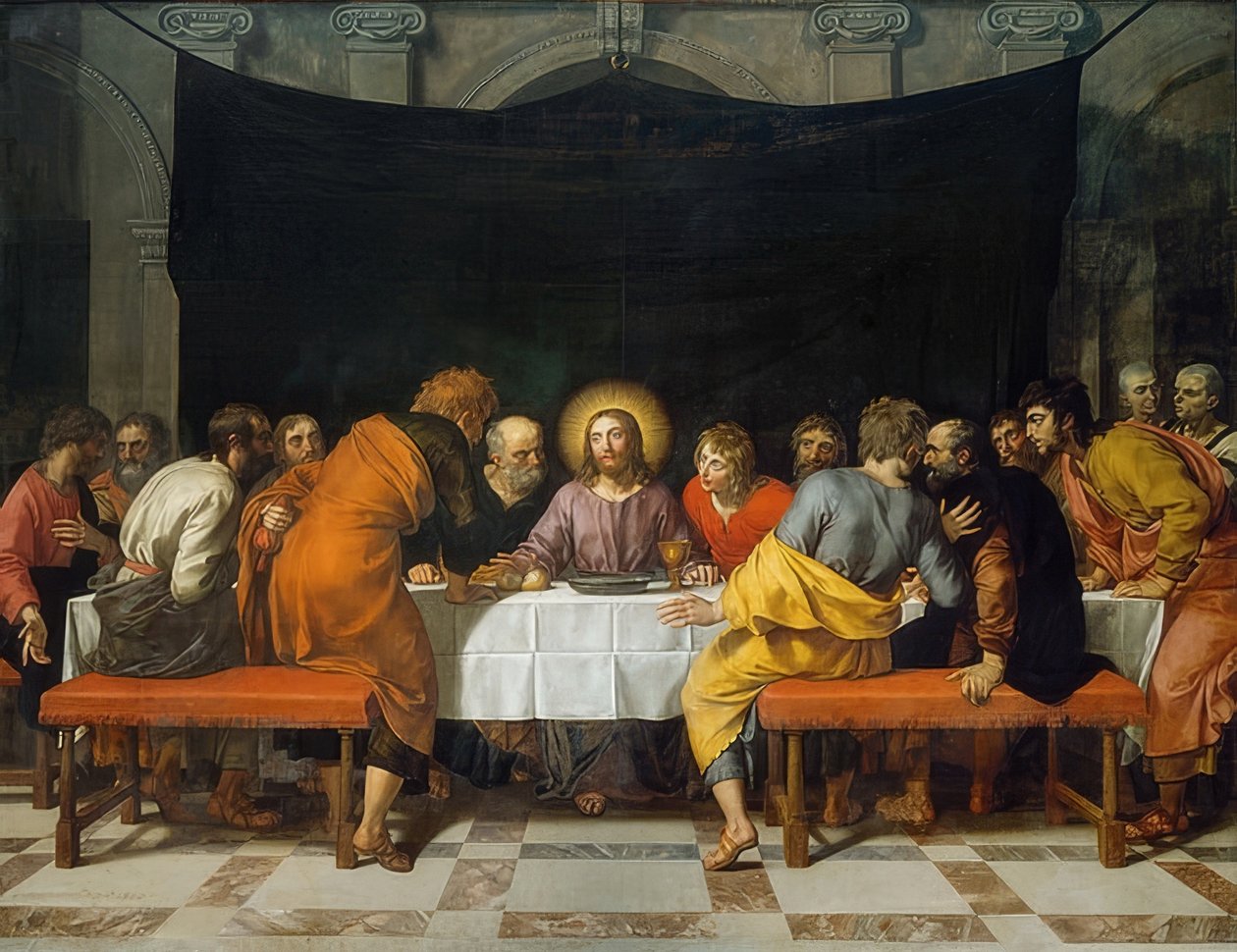 Son Akşam Yemeği. 1618 by Frans Pourbus the Younger
